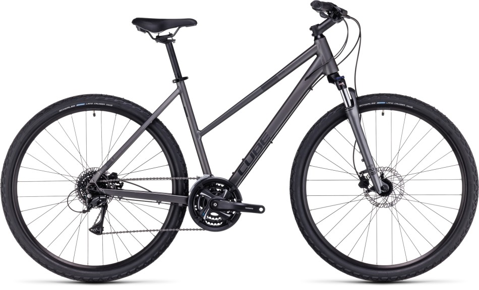 Cube Nature 2024 Trapeze Graphite/Black Hybrid Bike