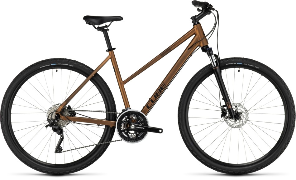 Cube Nature Pro 2024 Trapeze Gold/Black Hybrid Bike