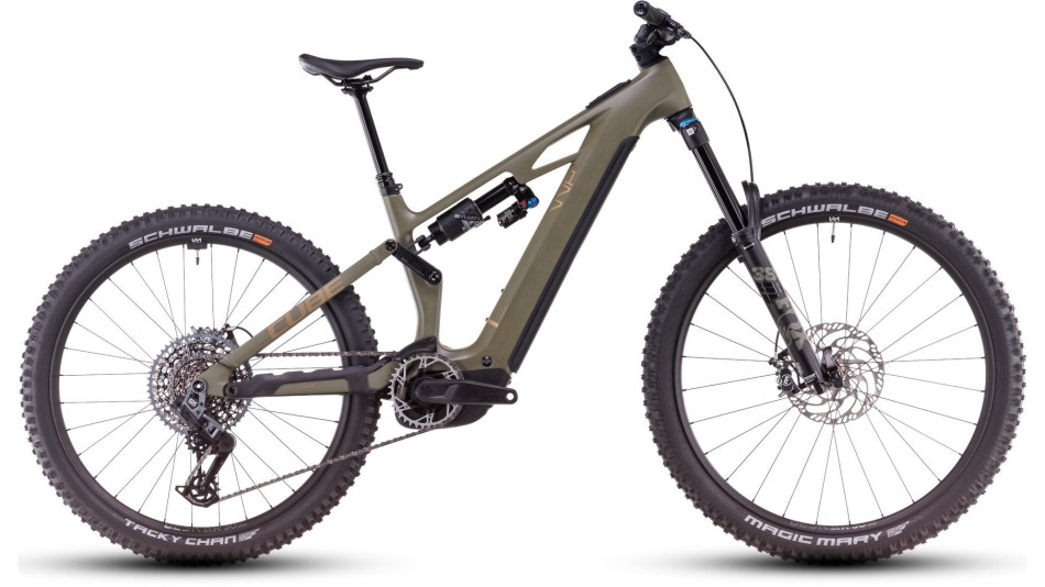 Cube Stereo Hybrid One77 HPC TM 800 2025 Olive/Gold eMTB