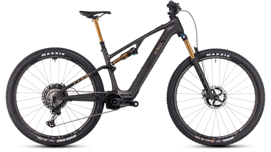 Cube AMS Hybrid One44 C:68X SLT 400X 2025 Carbon/Golddust eMTB
