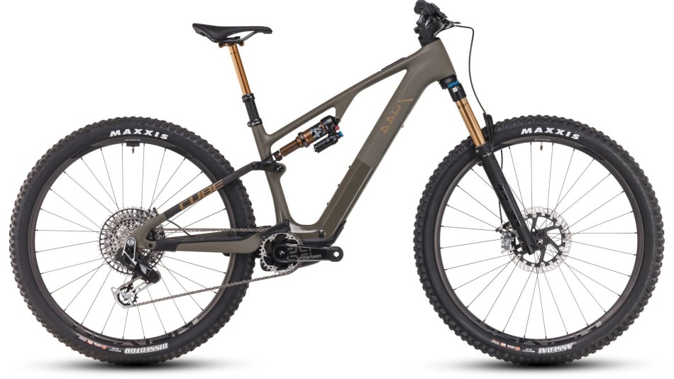 Cube AMS Hybrid One44 C:68X Super TM 400X 2025 Olive/Gold eMTB