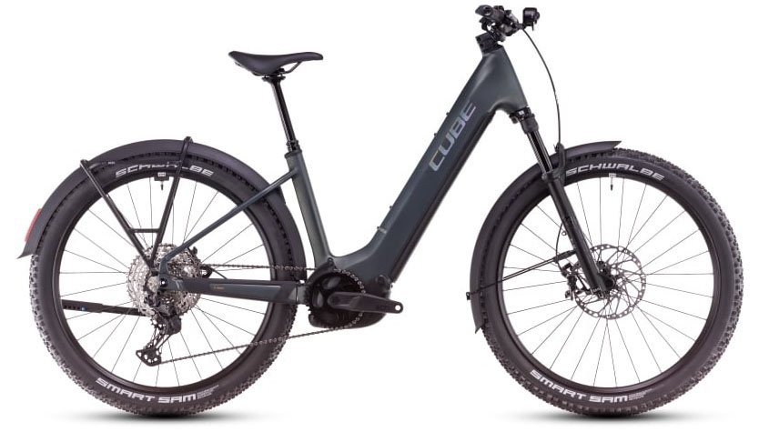 Cube Reaction Hybrid SLX 800 Allroad 2025 Easy Entry Sage/Prism eMTB