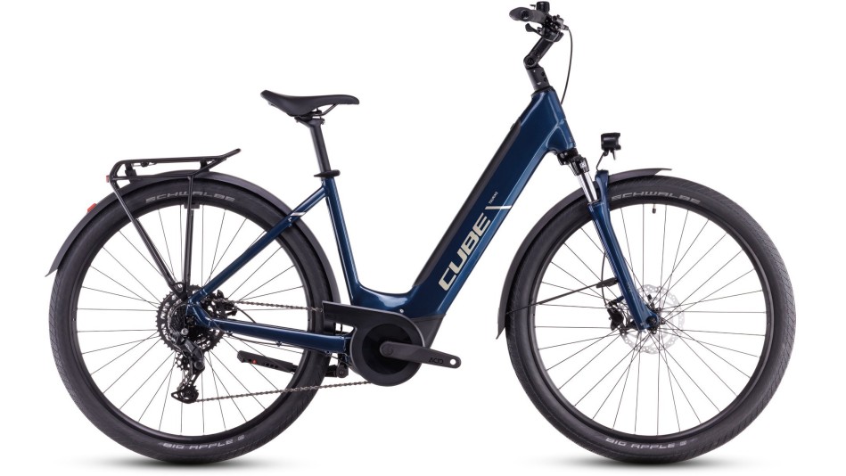 Cube Touring Hybrid One 500 2025 Easy Entry Sea/Chrome eBike
