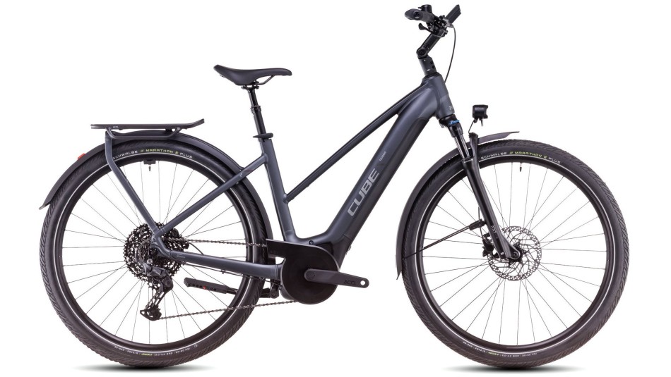 Cube Touring Hybrid Pro 625 2025 Trapeze Grey/Chrome eBike