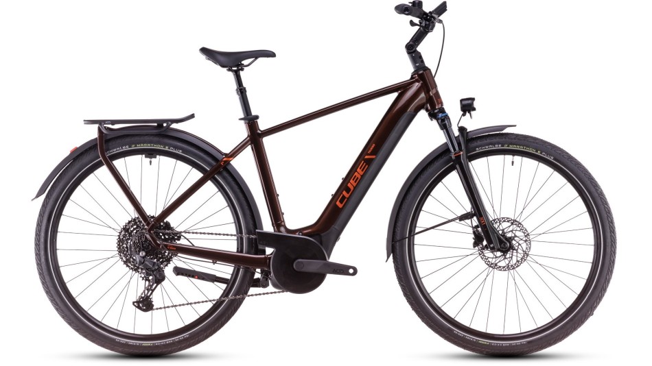 Cube Touring Hybrid Pro 625 2025 Cinnamon/Orange eBike