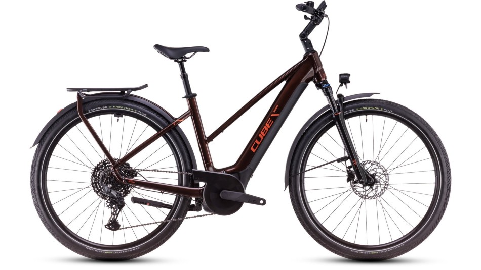 Cube Touring Hybrid Pro 625 2025 Trapeze Cinnamon/Orange eBike