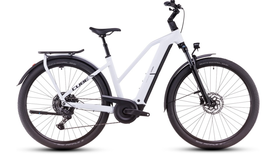 Cube Kathmandu Hybrid One 800 2025 Trapeze Polar/Black eBike