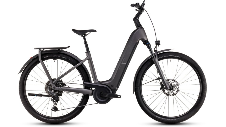 Cube Kathmandu Hybrid Pro 800 2025 Easy Entry Grey/Chrome eBike