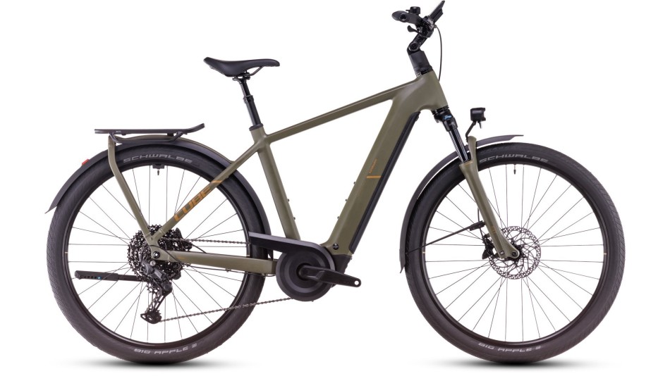 Cube Kathmandu Hybrid Pro 800 2025 Olive/Gold eBike