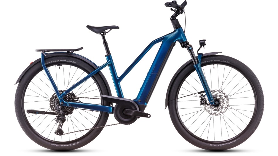 Cube Kathmandu Hybrid EX 800 2025 Trapeze Electricblue/Chrome eBike