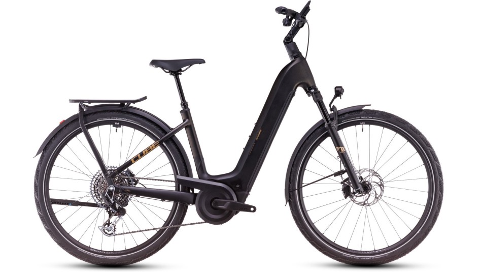 Cube Kathmandu Hybrid SLT 800 2025 Easy Entry Golddust/Black eBike