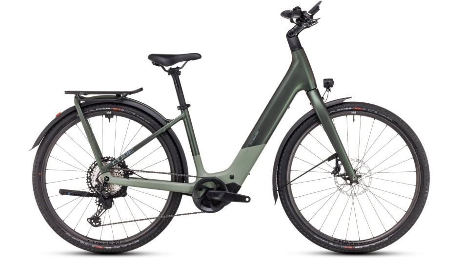 Cube Kathmandu Hybrid C:62 SLT 400X 2025 Easy Entry Stellar/Green Light eBike