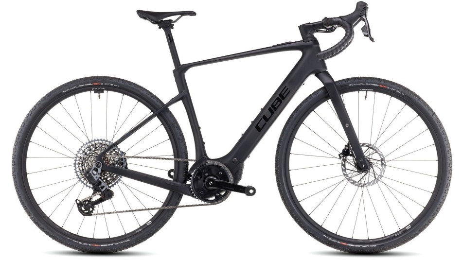Cube Nuroad Hybrid C:62 SLX 400X 2025 Carbon/Glossy eGravel Bike