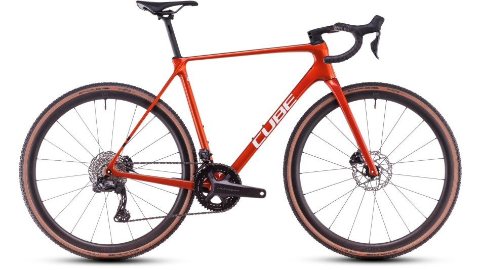 Cube Cross Race C:62 SLX 2025 Orange/White Cyclocross Bike