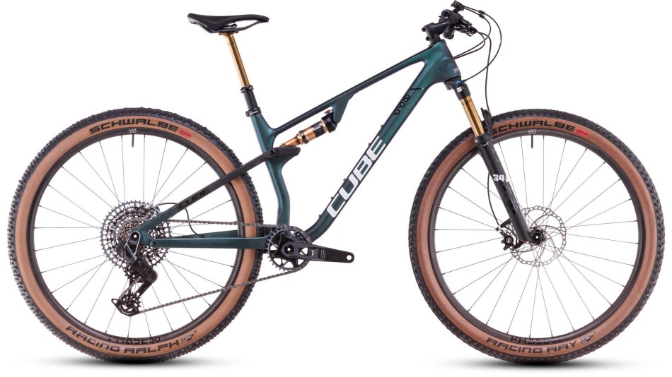 Cube AMS Zero99 C:68X SLX 2025 Goblin/White Cross County Bike