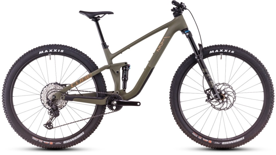 Cube Stereo One22 C:62 TM 29 2025 Olive/Gold Trail Bike