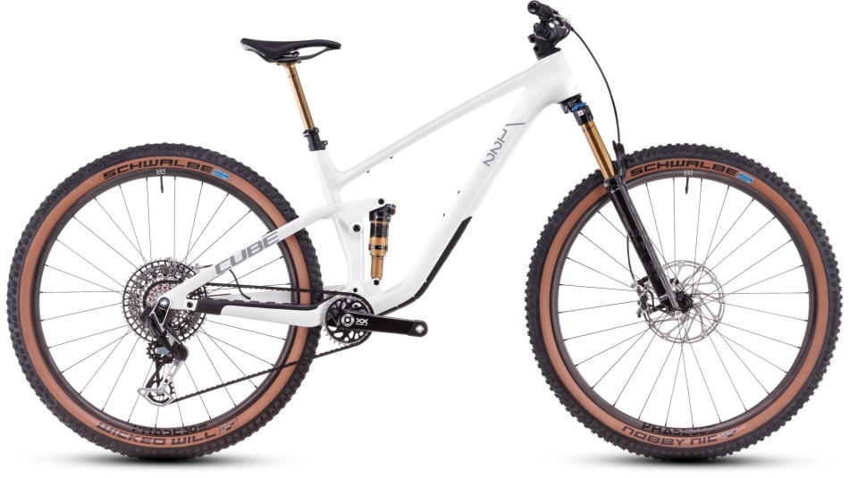 Cube Stereo One22 C:62 SLT 29 2025 White/Black Trail Bike
