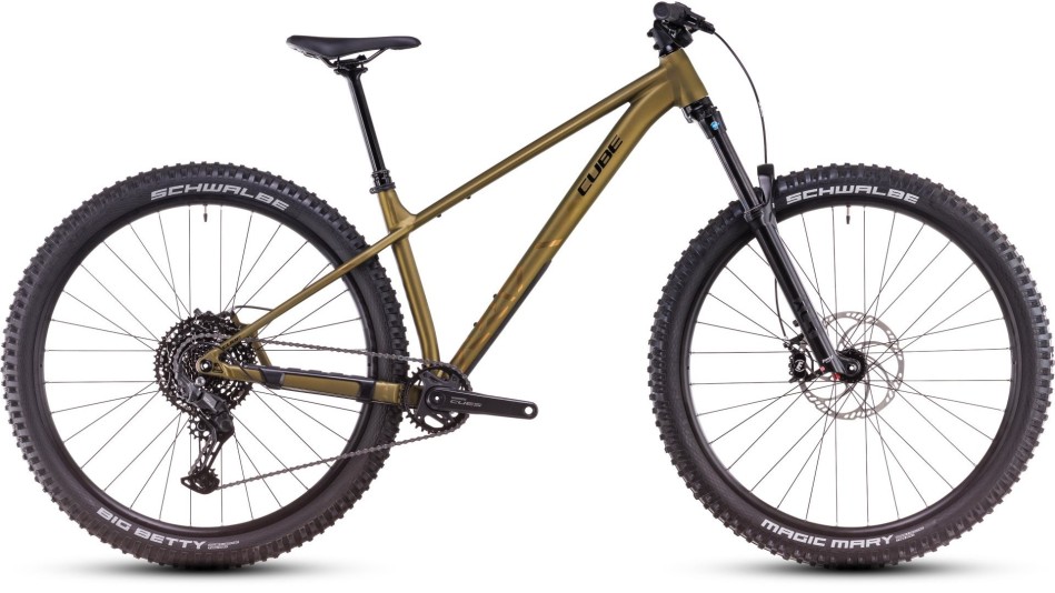 Cube Reaction TM One 2025 Goldlime/Black Trail Bike