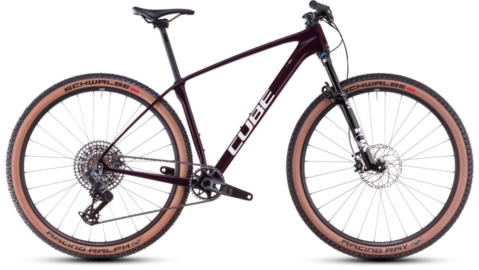 Cube Reaction C:62 SLX 2025 Liquidred/White Cross Country Bike