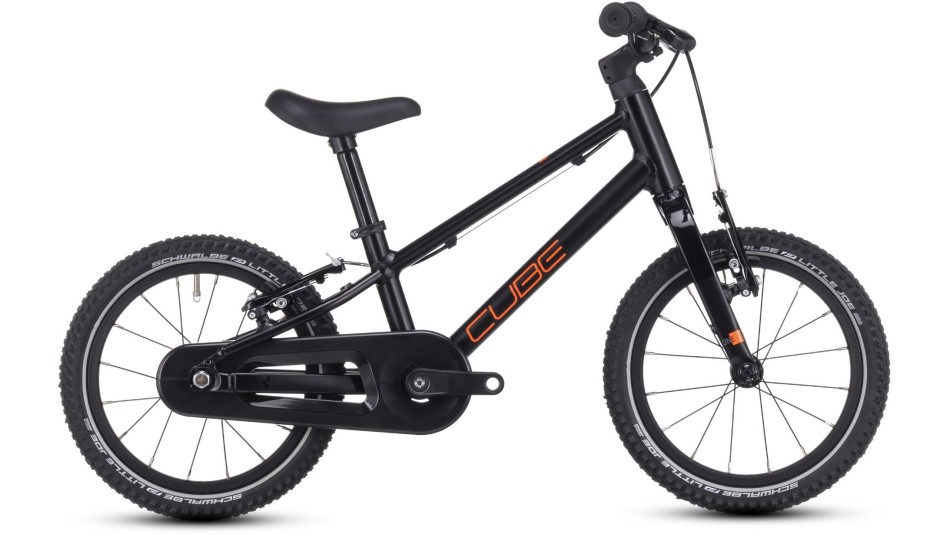 Cube Numove 140 2025 14" Black/Orange Kids Bike