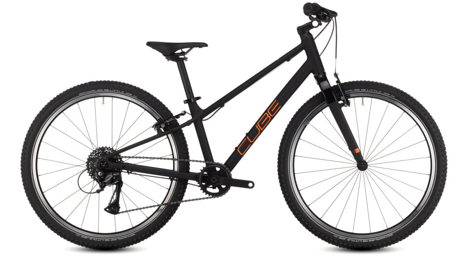 Cube Numove 240 2025 24" Black/Orange Kids Bike