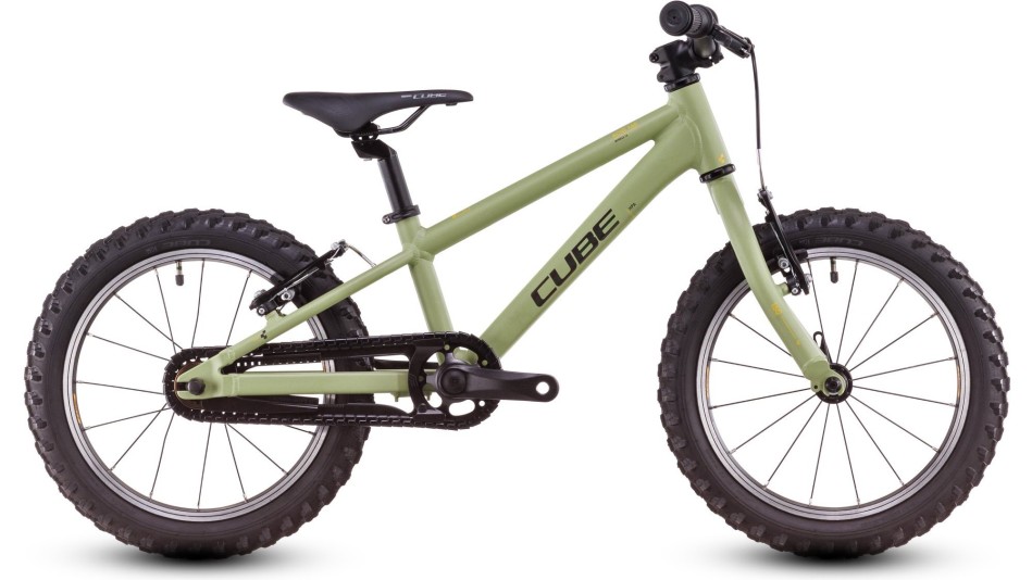 Cube Acid 160 2025 16" Olive/Orange Kids Bike