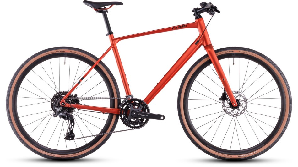 Cube Nulane Pro 2025 Fire/Black Hybrid Bike