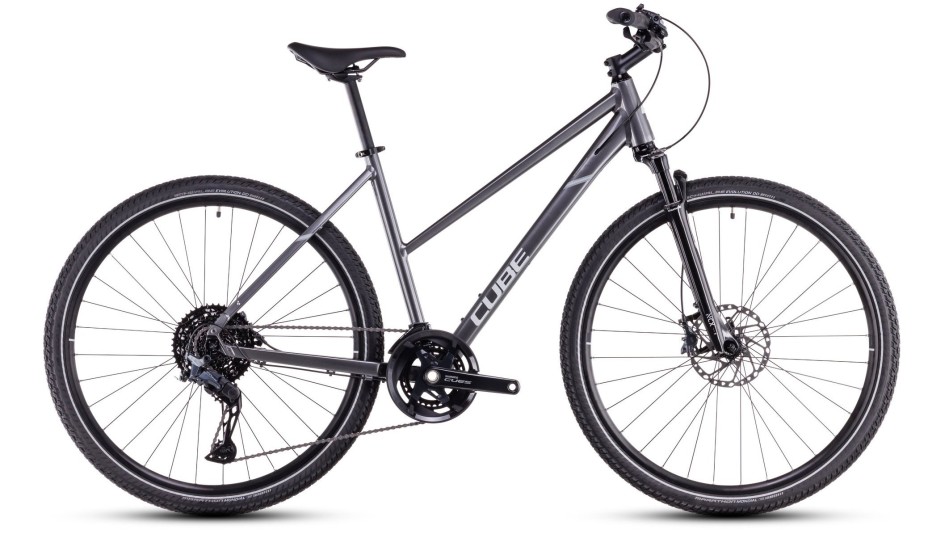 Cube Nature SLX 2025 Trapeze Graphite/Fossil Hybrid Bike