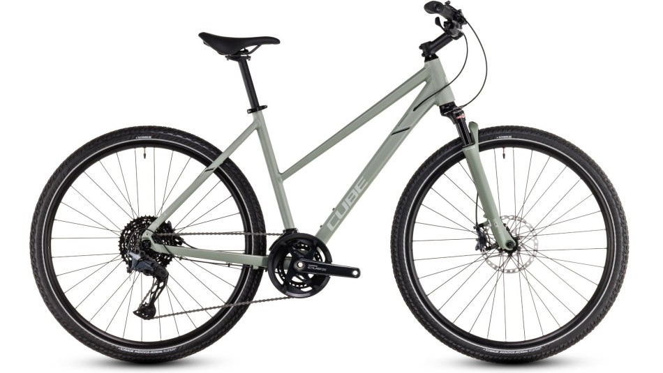 Cube Nature SLX 2025 Trapeze Pistachio/Mint Hybrid Bike