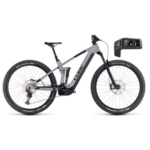 Cube Stereo Hybrid 140 HPC Pro 750 2024 Grey/Black eMTB