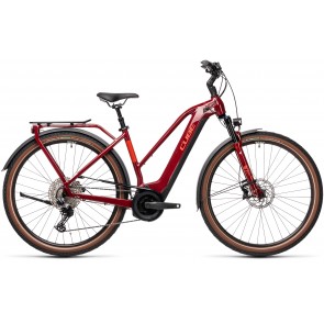 Cube Touring Hybrid Exc 500 2021 Trapeze Red/Grey eBike