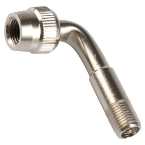 D2O 90 Degree Bend Schrader Valve Extension