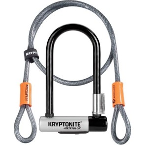 Kryptonite Kryptolok Mini U Lock / 4 Foot Cable