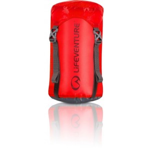 LifeVenture Ultralight Compression Sack 5 Litres Red