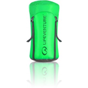 LifeVenture Ultralight Compression Sack 15 Litres Green