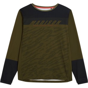 Madison Zenith Men's Long Sleeve Jersey Olive