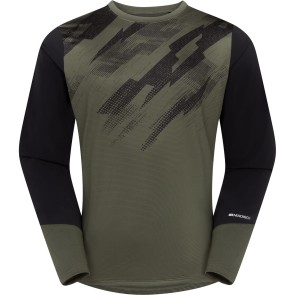 Madison Flux Men's Long Sleeve Trail Jersey Green