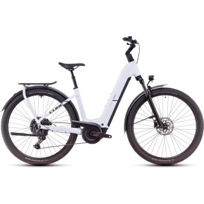 Cube Kathmandu Hybrid One 800 2025 Easy Entry Polar/Black eBike